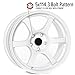 Circuit Performance CSF1 17×9 Gloss White 5x114.3 [+20mm] 57DR Style Compatible with Honda Civic 240SX 350Z etc Drift
