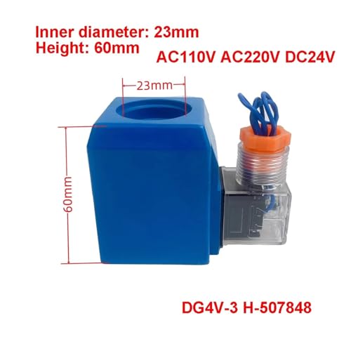 Bobine DG4V-3 de rechange pour électrovanne hydraulique 60mm