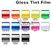 Headlights, Tail Lights, Fog Lights Tint Vinyl Film, Self Adhesive (Small 12''X48'', JDM Golden Yellow)