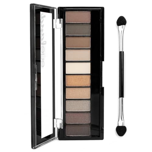 Palladio Eyeland Vibes, Escape to the Tropics, 10 Count Eyeshadow Palette, 5 Curated Palettes, Seductive Nudes to Vibrant Hues, Complimentary Shades, Day and Night Looks, Rich Pigment (Sandbar)
