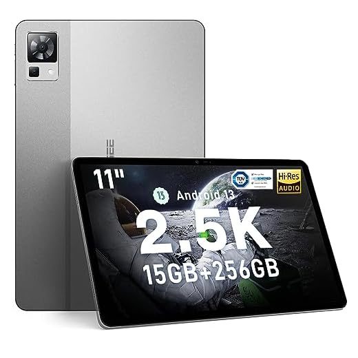DOOGEE T30 PRO Tablet,11'' 2.5K Android 13 Tablets, 15GB+256GB Octa-Core Gaming Tablet, 8580mAh, Hi-Res Quad Speakers, 20MP Camera, Helio G99, TÜV Low Bluelight, Split Screen - Bluetooth & Wi-Fi