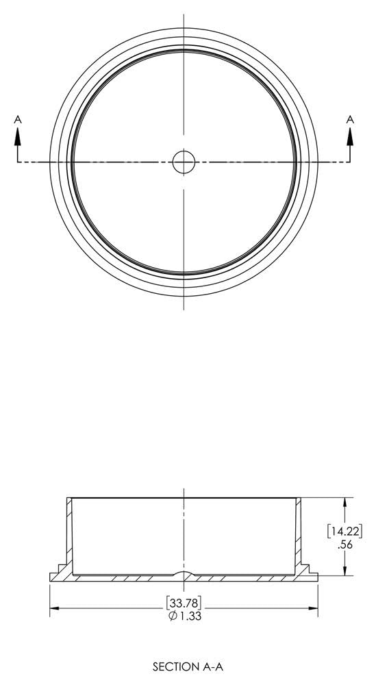 Caplugs SEC-18 SEC Series – Static Dissipative Cap for Threaded Connectors, 500 Pack, Pink LD-PE, Nominal Thread Size 1-1/8