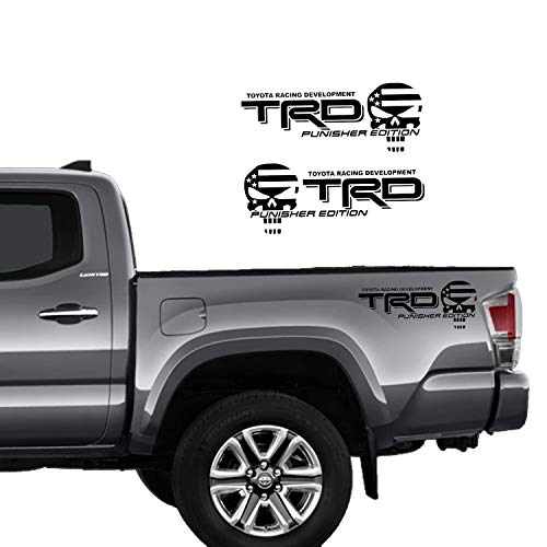 Trd Off Road TRD Off-Road Decal Stickers - White/Silver Vinyl Lettering ...