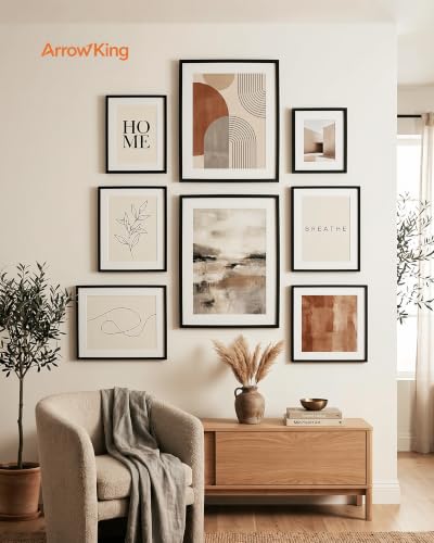 Arrow king 5x7 Black Picture Frame, Tabletop & Wall Display Photo Frame — view 5