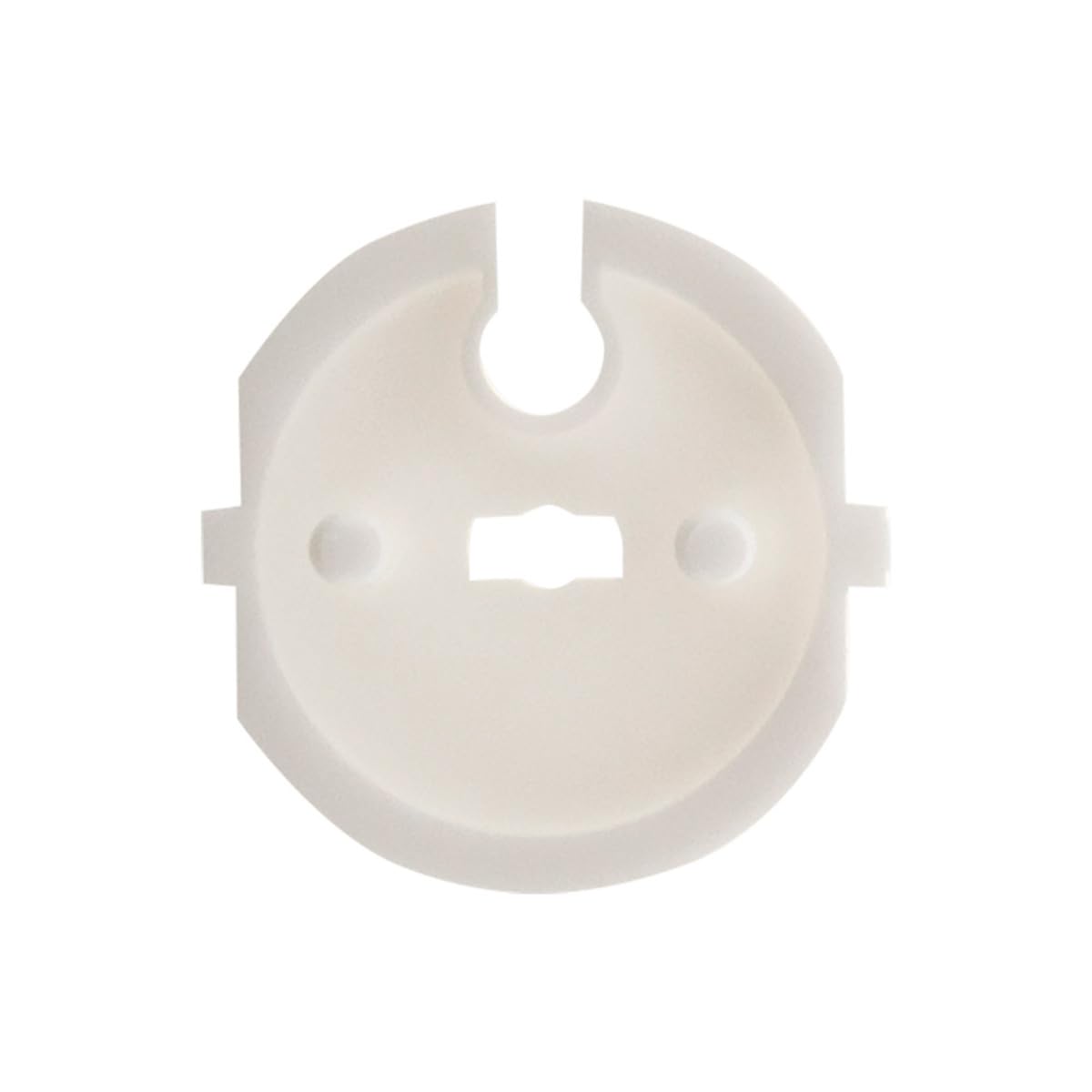 Zenitech Lot de 3 Caches Prises 2P+T Blanc avec Clef