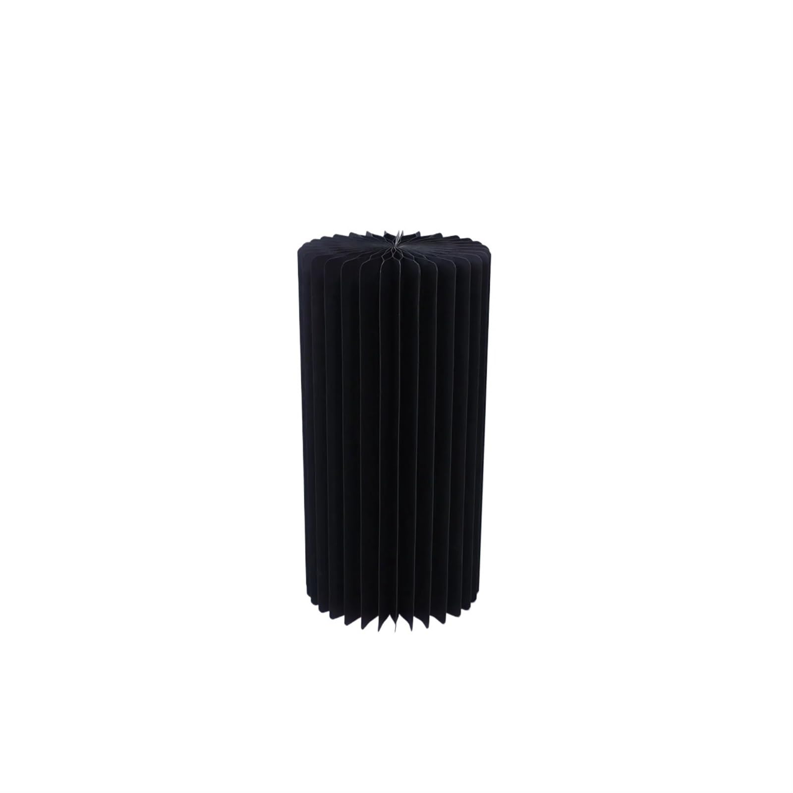 SUBLXPoten Paper Folding Cylinder Paper Folding Cylinder Pillars Wedding Supplies Table Pillars Paper Bracket Cylinder Folding Pillar Ornament Party Landscape Prop Wedding Roman Pillar(Black H60)