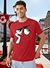 tiorhooe Red T Shirt Men Funky Comedy Face Shirts Mens Funny Graphic Crewneck Short Sleeve Tops (Red3,M) #2