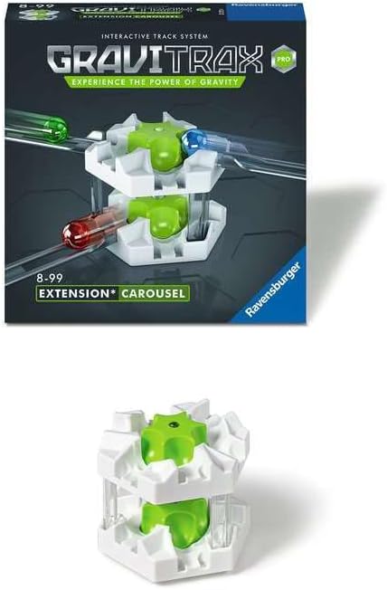 Ravensburger GraviTrax PRO Carousel Accessory - Marble Run & STEM Toy for Boys & Girls Age 8 & Up - Accessory for 2019 Toy of The Year Finalist Gravitrax