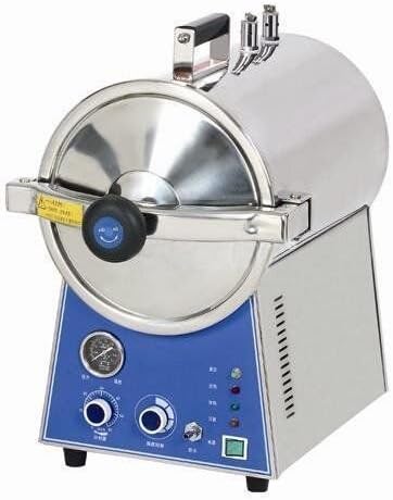 24L Portable Lab Autoclave Steam Pressure Stainless Steel Steam