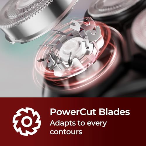 Image of ๐๐%๐จ๐๐ rategist 3-in-1 Electric Razor for Men: One Touch Acceleration, IPX7 Waterproof Razors for Men, USB-C Rechargeable Electric Shavers for Men - 4D Floating Blades, Wet or Dry