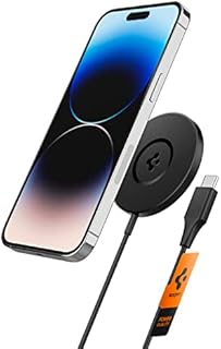Spigen ArcField [MagFit] Magnetic Wireless Charger For MagSafe iPhone 14 13 Pro Max Plux Mini 12 Pro Max Mini Fast Wireless Charging Pad