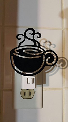 COFFEE cup silhouette NIGHT LIGHT cappucino DECOR NEW