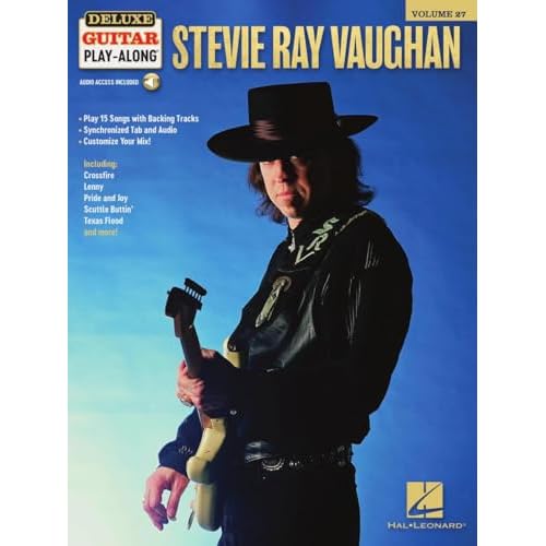 Stevie Ray Vaughan – Deluxe Guitar Play-Along Volume 27 | Guitar Tablature Songbook with Online Audio | 15 Blues and Rock Songs with Customizable … Leonard Music Book (Guitar Play-along, 27) Paperback – May 1, 2022