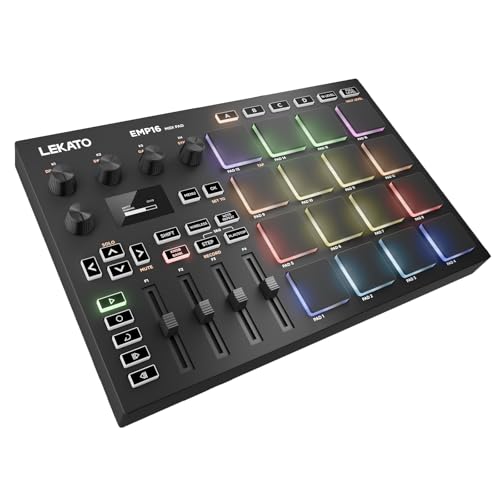 LEKATO MIDI Controller Pad with RGB Beat Pads