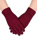 Diseño de Pantalla táctil:Nuestros guantes usan tela conductora duradera actualizada, libre de operar su teléfono inteligente, iPad, tabletas, etc. No es necesario quitarse los guantes.