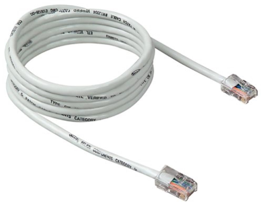 Belkin Cat-5e Patch Cable (White, 25 Feet) : Electronics