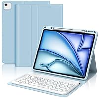 FOGARI Tastiera Con Custodia Per IPad Air 13 M3 2025 E M2 2024 – Layout Italiano, Retroilluminata 7 Colori, Bluetooth Con Touchpad