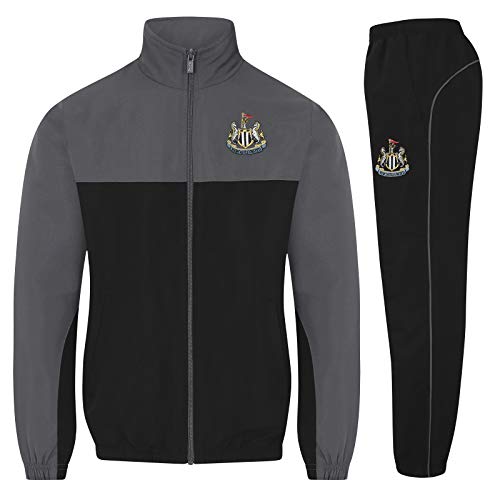Newcastle United FC - Chándal Oficial para Hombre - Chaqueta y pantalón Largo - Negro - XL