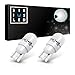 SiriusLED Super Bright 1 W LED Bulbs with 360 Degree Projection for Car Interior Lights Gauge Instrument Panel Dome Map Side Marker Door Courtesy License Plate T10 168 192 194 2825 W5W White