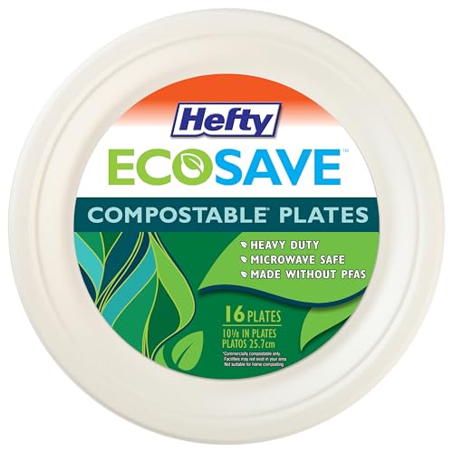 Hefty Ecosave 10-1/8 Plates 12/16s
