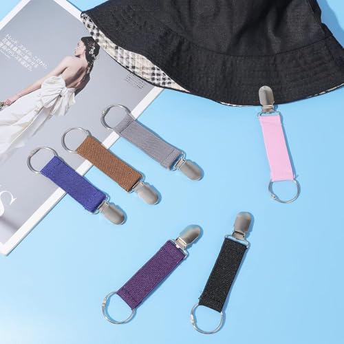 Image of Multi Functional Hat Clip for Travel, Mini Hat Holder Hands Free Pocket Accessories Lightweight and Portable Garments Glove Clips Handbag Backpack Luggage for Cap Strap Clips and Key Holder