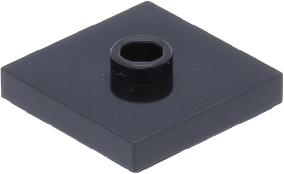 LEGO Plate, Modified 2 x 2 with Groove and 1 Stud in Center Jumper Part number 87580 White, 10, Bricks
