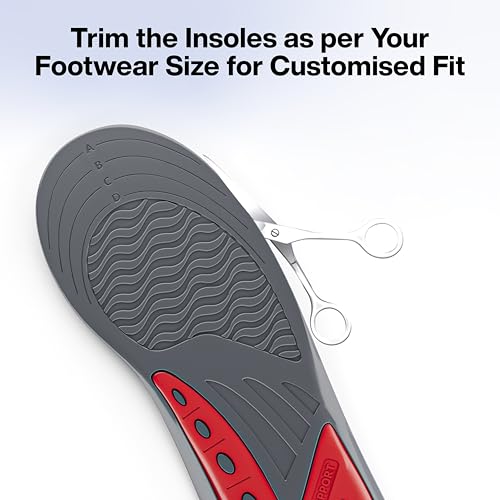 Image of FOVERA Gel Insole for Shoes Female | Dual Gel Technology for All Day Comfort (Female, Pack of 1 Pair)