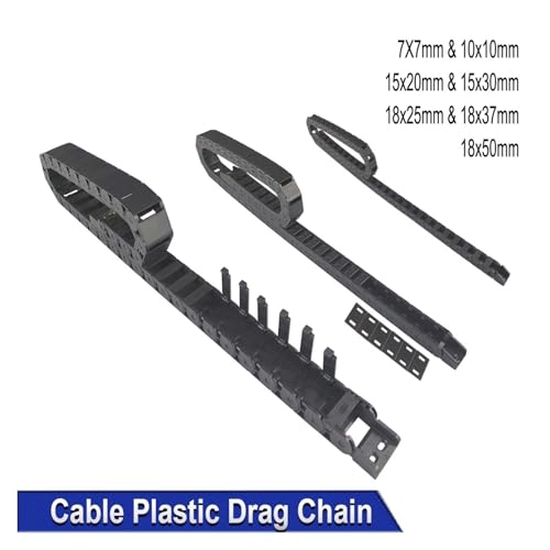 Chaîne guide-câble de 1m semi-fermée pour protéger vos circuits - 2