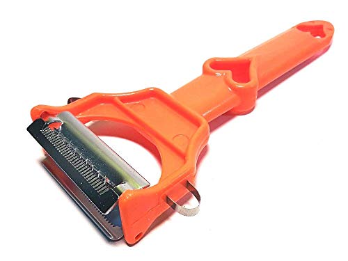 Heart Peeler Ultra Sharp Dual-Blade Swivel Peeler & Julienne Tool
