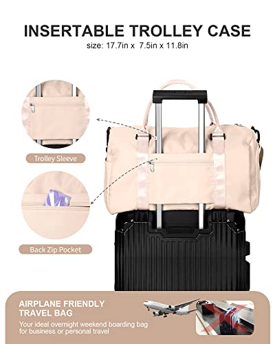 Gym Bag Womens Mens With Shoes Compartment And Wet Pocket,Travel Duffel Bag For Women For Plane,Sport Gym Tote Bags Swimming Yoga,Waterproof Weekend Overnight Bag Carry On Bag Hospital Holdalls #TOP3