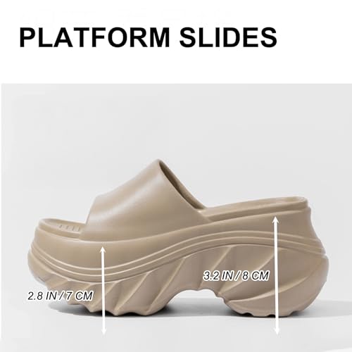 Platform Slides Women Goth Wedge Cloud Sandals Comfy Y2K Gothic Pillow Foam Slipper Summer Home Outdoor Pool Shoes4