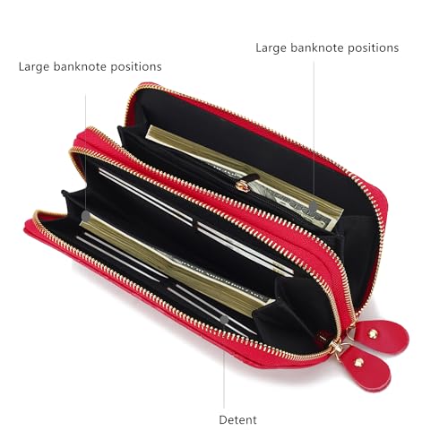 Image of MKF Collection Wristlet Wallet for Women, Small Credit Card Holder with Zipper Coin Pocket Wallet Purse Handbag By Mia K