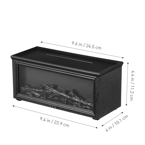 Difusor aromático eléctrico GARVALON con efecto llama y luz LED miniatura 2