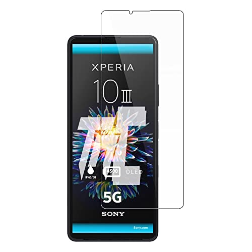 TM Concept® Cristal templado para Sony Xperia 10 III   Cristal protector de 0,26 mm radian 2,5D