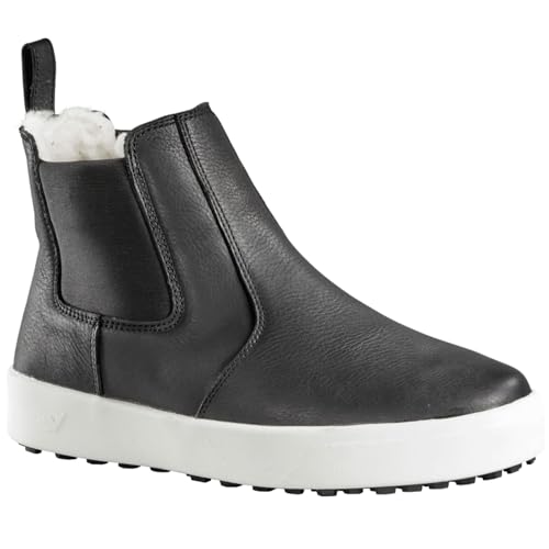 Image of Baffin Men's STRATHCONA Winter Boots | Warm Waterproof Insulated Slip-On Leather Boots with Wool Lining & Slip-Resistant Sole