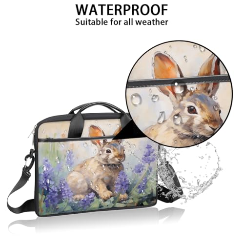 Bolso laptop con diseño floral para 15 pulgadas miniatura 3