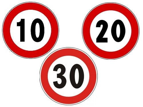 Señal de tráfico límite de velocidad - 30 Km/H
