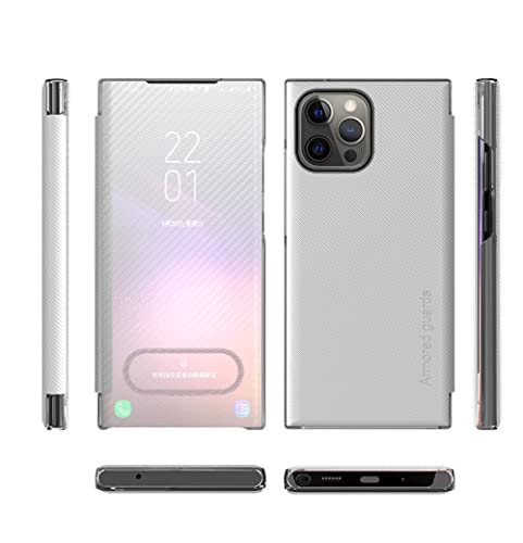 Housse blanche iPhone 13 Pro Max support vidéo idéal pour vos trajets - 2