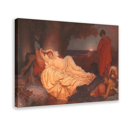 Tableau Cymon et Iphigenia de Frederic Leighton 30x45 cm pour bureau