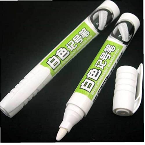 Zonster 1pc Marker Stylo Peinture Huileuse Permanente pour Tissu en Cuir Métallique Métallique Marqueurs Métalliques Stylos Artisanat Artisanat Art Fournitures Cover