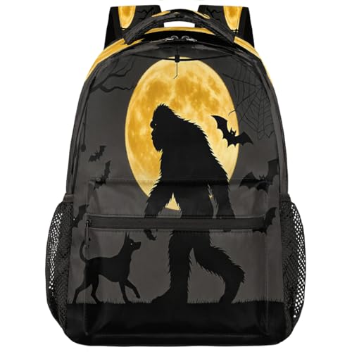 Mochila para laptop 15.6 Bigfoot Dog escolar unisex ligera
