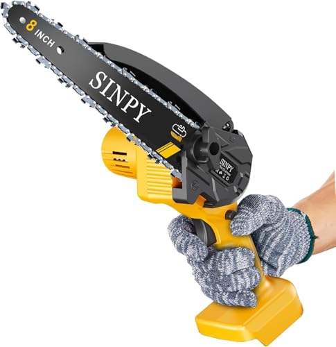 SINPY Mini tronçonneuse Corps de 8 pouces