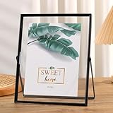▶ Cadre photo multifonctionnel : le cadre photo en verre a un design simple et constitue un cadeau pour diverses occasions telles que les anniversaires ou les cérémonies de remise des diplômes.