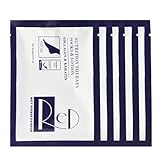 Red Nail Design Hydration Foot Mask Moisturizing Socks with Collagen & Keratin for Pedicure Nail Spa Foot Care (5 Pairs