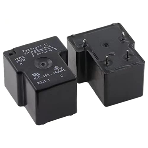 T9As1D12-12 12Vdc 30A Spst-No 30A Pcb 4Pins Power Relay For Dryer Control Board Replacement Relay For Safe And Easy Circuit Protection And Equipment Protection #TOP1