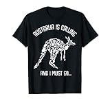 australien t shirt herren Klassisch geschnitten, doppelt genähter Saum.