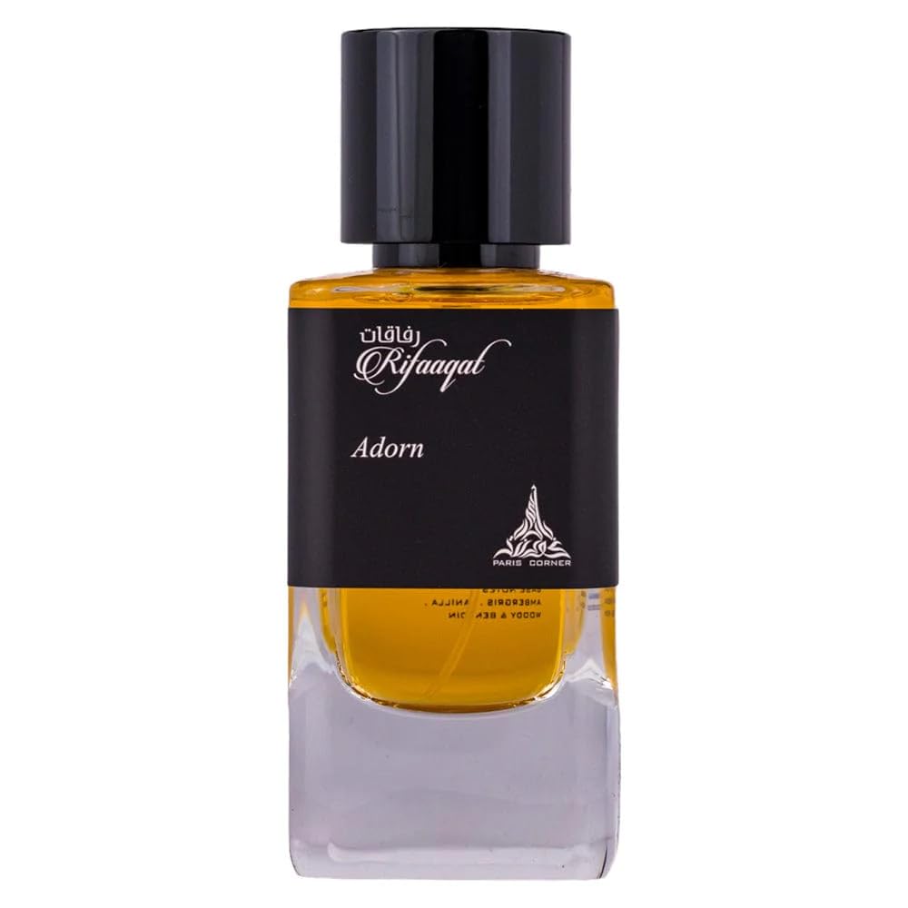 Paris Corner | Rifaaqat Adorn Unisex EDP 2.8 Fl Oz | A Luxurious Rose Perfume Blending Fresh Citrus, Warm Spices, and Earthy Woods for an Alluring Scent Experience-image-46