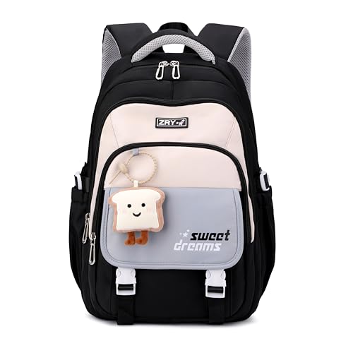 middle high school backpack for teen girls cute bookbag college student laptop backpack large capacity stylish travel daypack