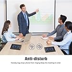 2 Pack Faraday Bags for Phones & Key Fobs, Anti-Theft Signal Blocking Pouch, Fireproof & Waterproof RFID Faraday Cage for Car Keys, Phones, and RFID Cards, Portable Design (Black) - Image 4