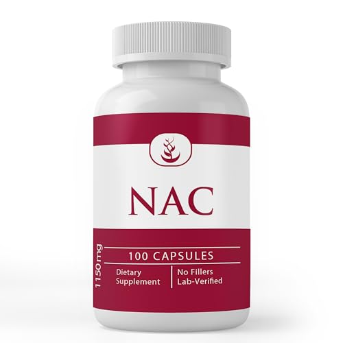 PURE ORIGINAL INGREDIENTS N-Acetyl L-Cysteine (100 Capsules) Always Pure No Additives Or Fillers Lab Verified